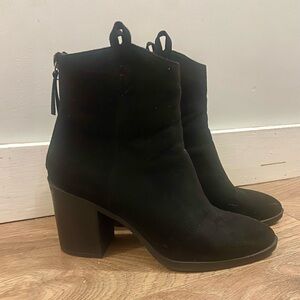 Maurices Black Heeled Boots